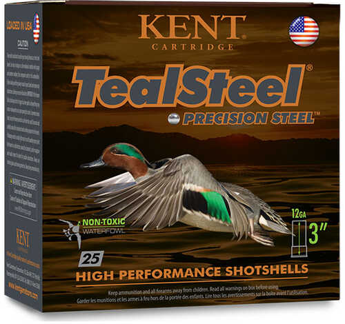 Kent TealSteel 12 Gauge 3 1 1/4 Oz 5 Shot 25 Rounds